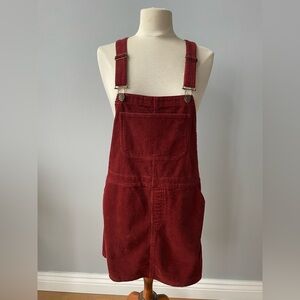 Corduroy Overall Dress
